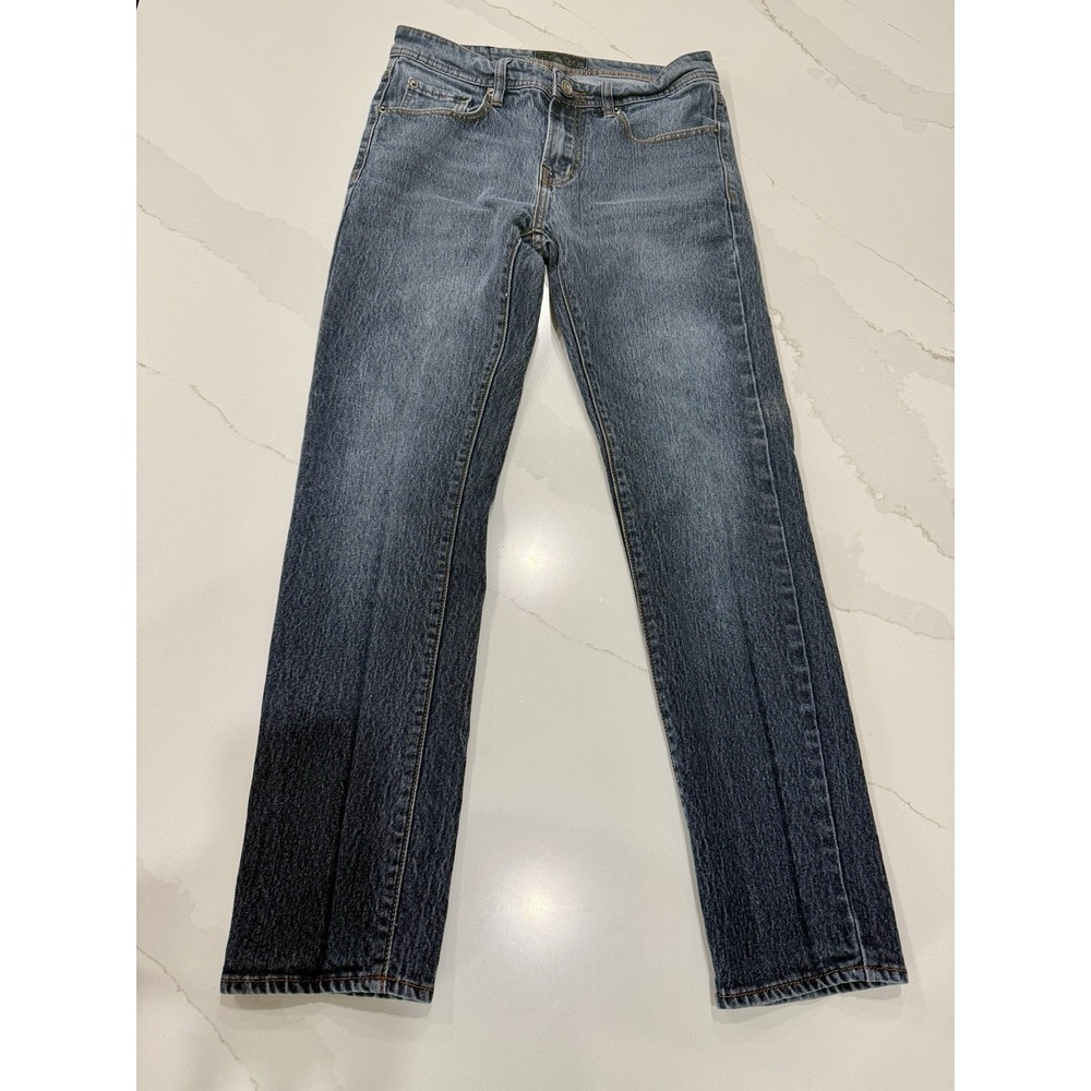 Nickel & Iron Jeans Mens 30x30 Blue Dark Wash Denim Stretch Straight Leg 90s Y2K